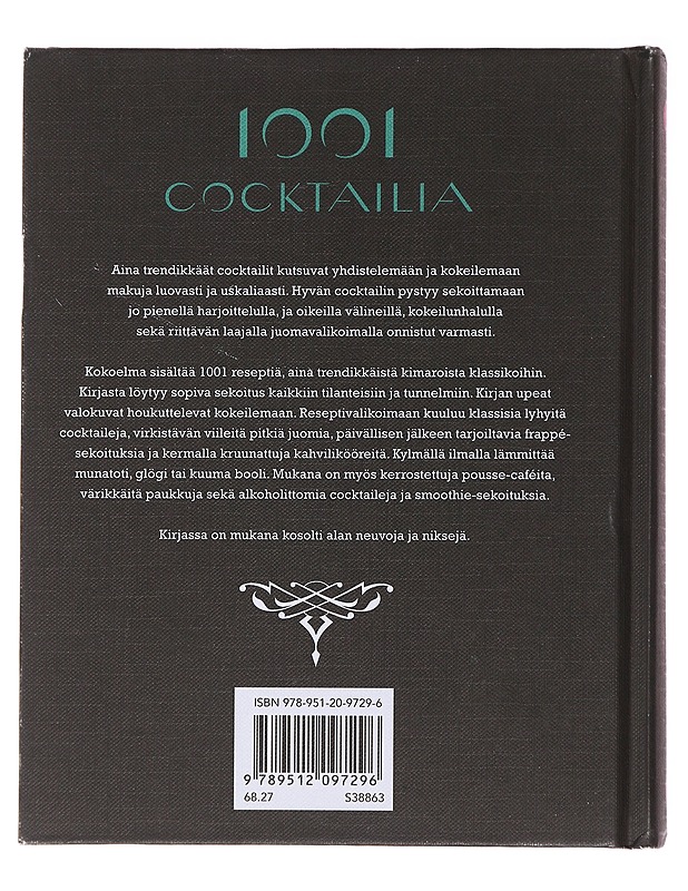 1001 cocktailia - Barker, Alex - Kirja lahjaksi - 10105491618 - 1