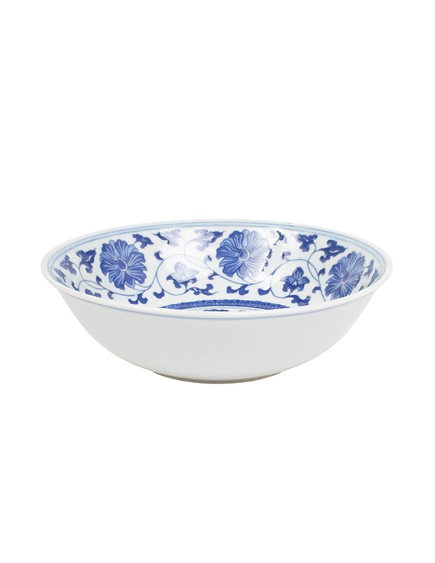 Kukkakuvioinen posliinikulho - Lautaset ja kulhot - 10105491711 - 1