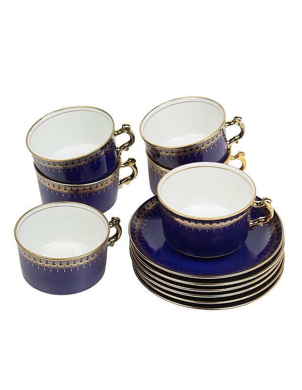 ROMANOV Golden Collection kahvikuppisetti, 12 osaa - Lautaset ja kulhot - 10105491725 - 0