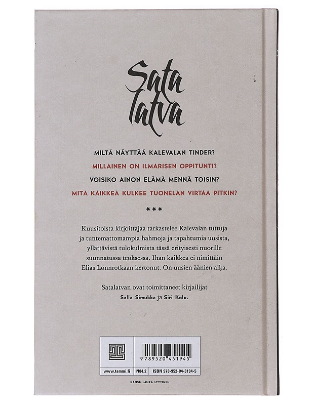 Satalatva : Kalevala uusin silmin - Auer, Ilkka - Runot ja näytelmät - 10105491790 - 1