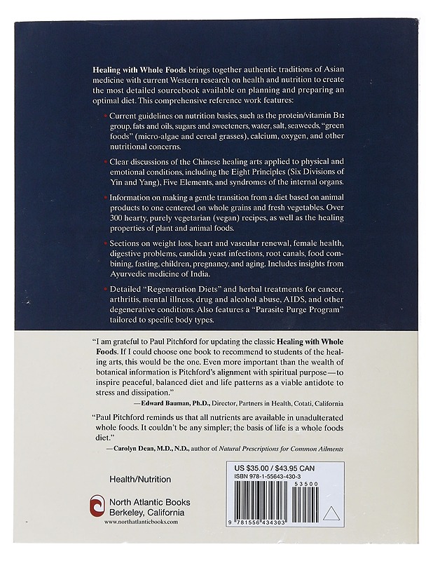 Healing with Whole Foods - Pitchford, Paul - Ruokakirjat - 10105491794 - 1