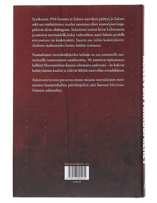 Aselevon maksumiehet - Pertti Rönkkö - Elämäkerrat ja muistelmat - 10105491926 - 1