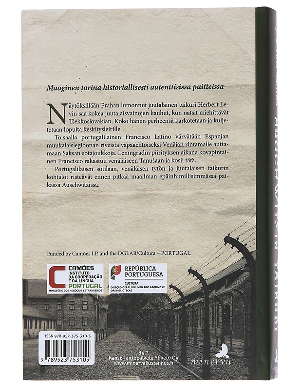 Auschwitzin taikuri - Santos, José Rodrigues dos - Romaanit ja novellit - 10105491957 - 1
