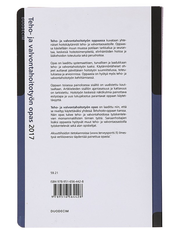 Teho- ja valvontahoitotyön opas - Ritmala-Castrén, Marita - Tietokirjat ja oppaat - 10105491975 - 1
