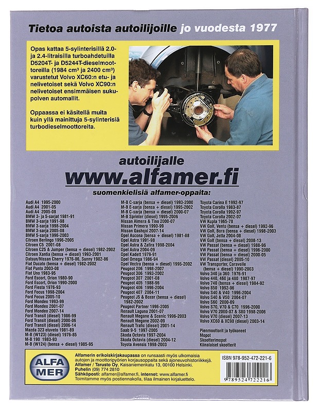 Volvo XC60 & XC90 diesel 2003-2014 : korjausopas - Storey, M. R. - Kirja lahjaksi - 10105491984 - 1