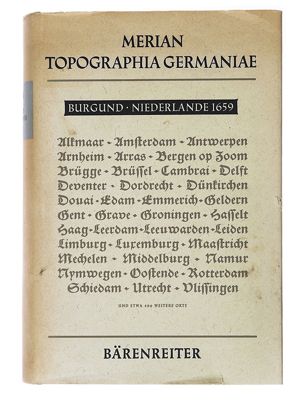 Topographia germaniae - Bärenreiter - Historiakirjat - 10105492061 - 0