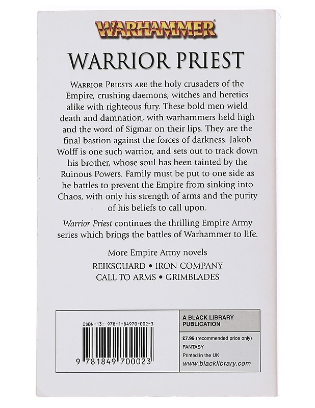 Warrior Priest - Darius Hinks - Fantasia- ja scifi - 10105492070 - 1