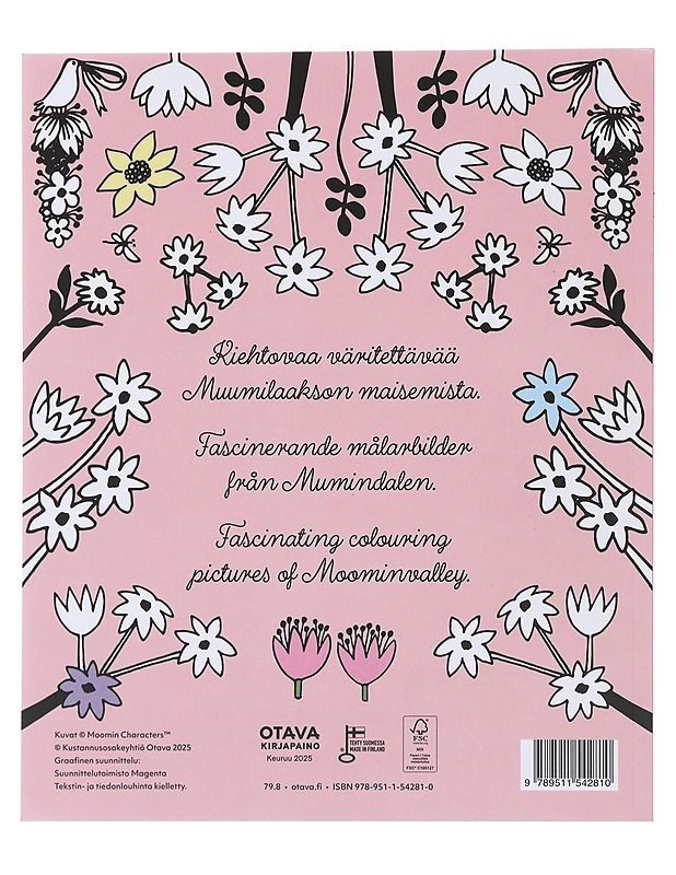 MOOMIN : Värityskirja - Jansson, Tove - Lastenkirjat - 10105492075 - 1