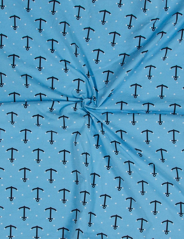 Puuvillatrikoo, joustava, 140x150 cm - Kankaat - 10105492087 - 1