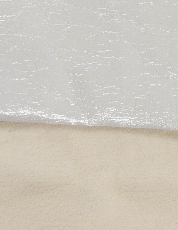 Keinonahka tekoturkisvuorella, 140x200 cm - Kankaat - 10105492102 - 0