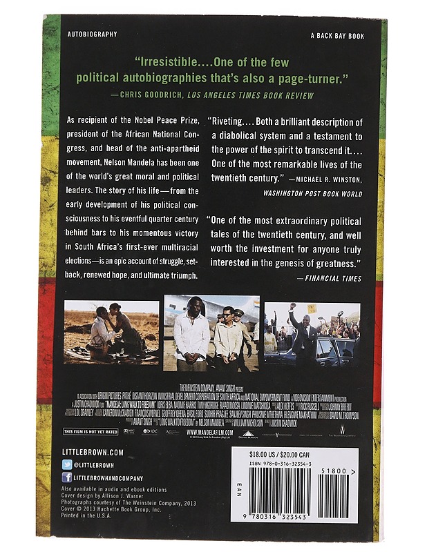 Long walk to freedom : the autobiography of Nelson Mandela - Nelson Mandela - Elämäkerrat ja muistelmat - 10105492201 - 1