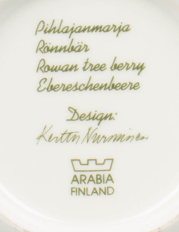 ARABIA Pihlajanmarja seinälautanen - Designsuosikit - 10105492212 - 2