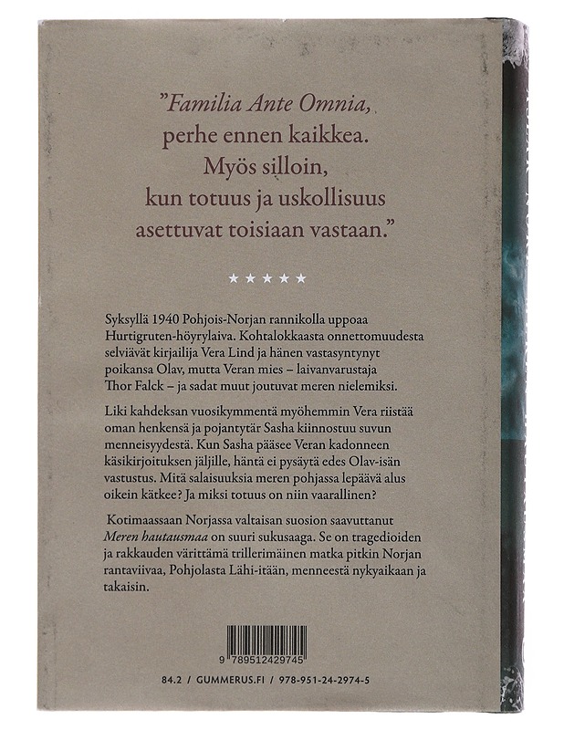 Meren hautausmaa - Nore, Aslak - Romaanit ja novellit - 10105492266 - 1