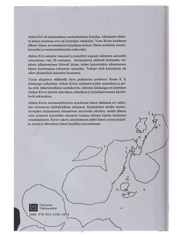 Aleksis Kiven elämä ja sairaudet : tutkimus Aleksis Kiven sairauksista hänen elämänsä eri vaiheissa - Raimo K. R. Salokangas - Elämäkerrat ja muistelmat - 10105492313 - 1
