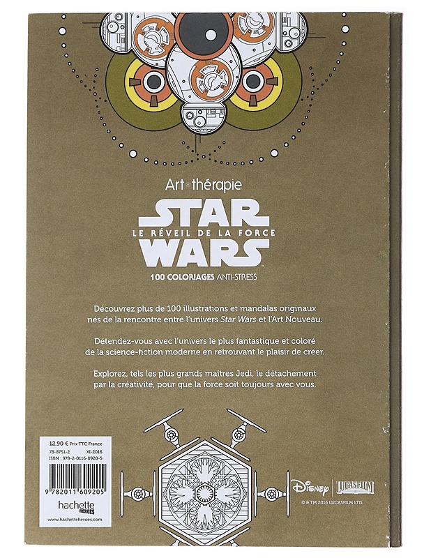 Art Thérapie: Star Wars, Le Réveil De La Force - Harrastekirjat - 10105492385 - 1