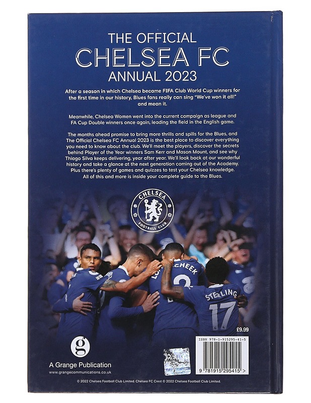 Chelsea football club: the official annual 2023 - - Harrastekirjat - 10105492480 - 1