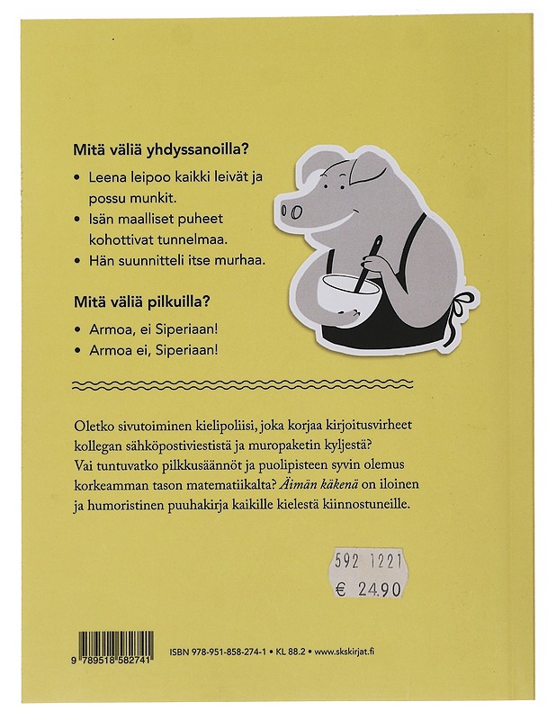Äimän käkenä : äidinkielen puuhakirja aikuisille - Kaipainen, Suvi - Tietokirjat ja oppaat - 10105492493 - 1