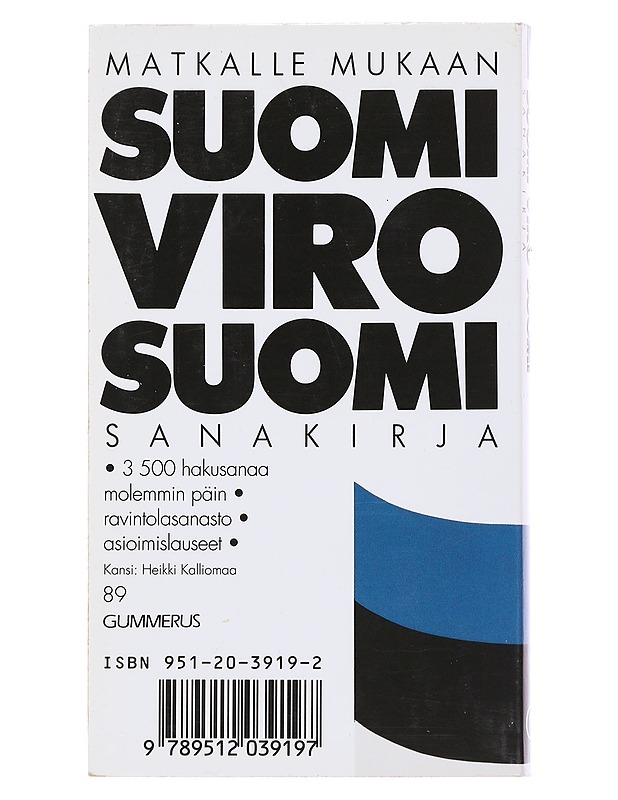 Suomi-viro-suomi-sanakirja - Luukkonen, Marsa - Kirja lahjaksi - 10105492496 - 1