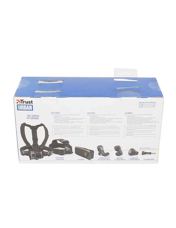 TRUST Urban Action Cam Starter Kit toimintakameran kiinnike - Muut urheiluvälineet ja vapaa-aika - 10105492585 - 1