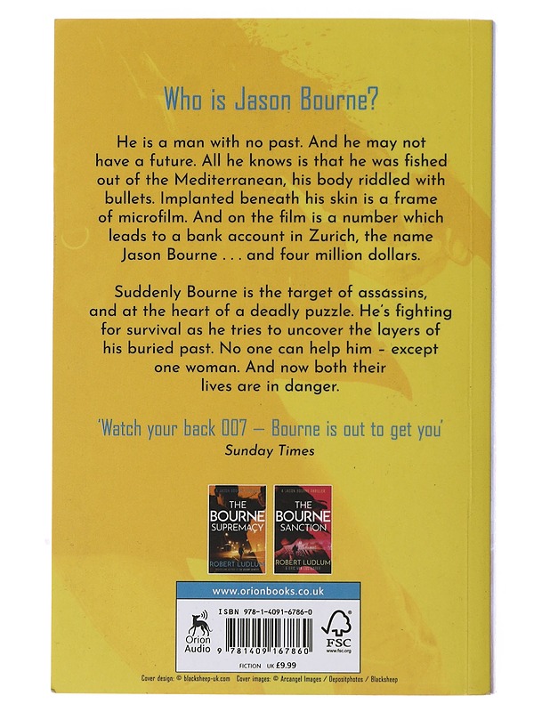 The Bourne identity - Robert Ludlum - Romaanit ja novellit - 10105492571 - 1