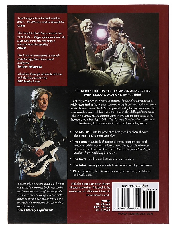 The Complete David Bowie - Nicholas Pegg - Elämäkerrat ja muistelmat - 10105492602 - 1