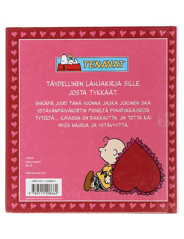 Tykkään sinusta : ystävyyttä ja rakkautta Tenavien tapaan - Schulz, Charles M. - Sarjakuvat - 10105492617 - 1