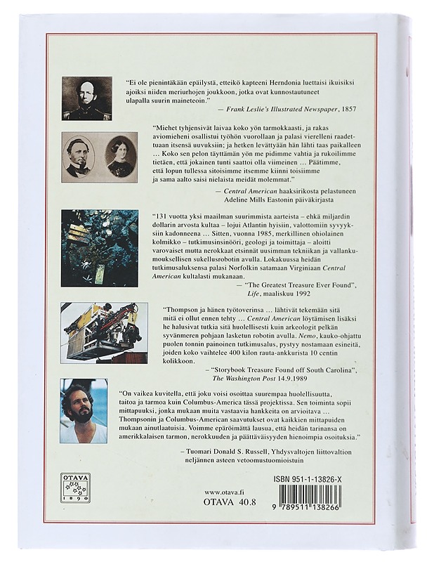 Kultalaiva meren syvyydessä - Kinder, Gary - Historiakirjat - 10105492670 - 1