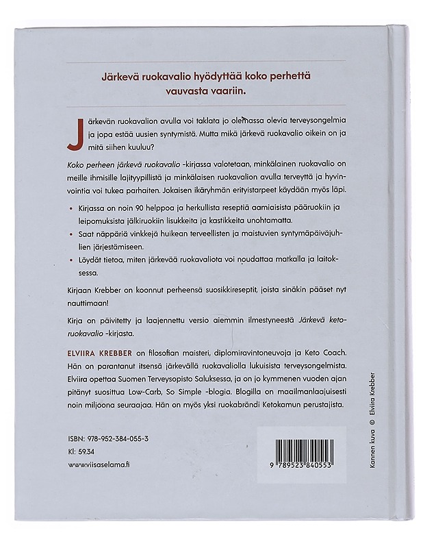 Koko perheen järkevä ruokavalio - Krebber, Elviira - Ruokakirjat - 10105492673 - 1