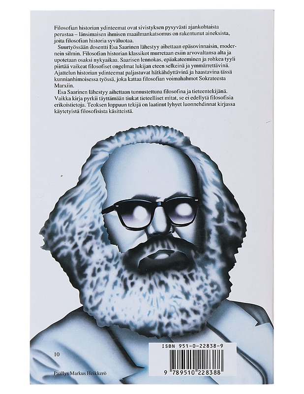 Länsimaisen filosofian historia huipulta huipulle Sokrateesta Marxiin - Esa Saarinen - Historiakirjat - 10105492701 - 1
