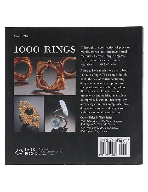 1000 rings : inspiring adornments for the hand - Ebendorf, Robert - Harrastekirjat - 10105492722 - 1