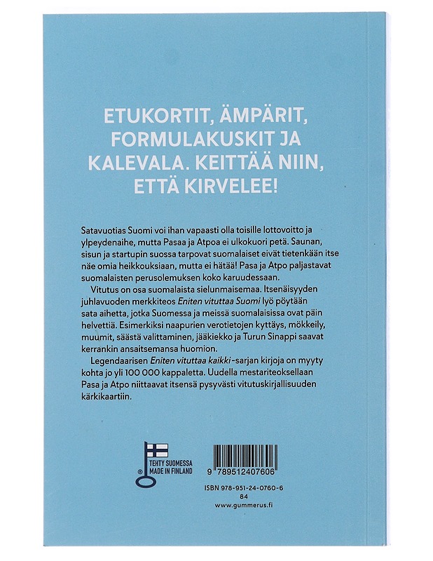 Eniten vituttaa Suomi - Pasa - Tietokirjat ja oppaat - 10105492737 - 1