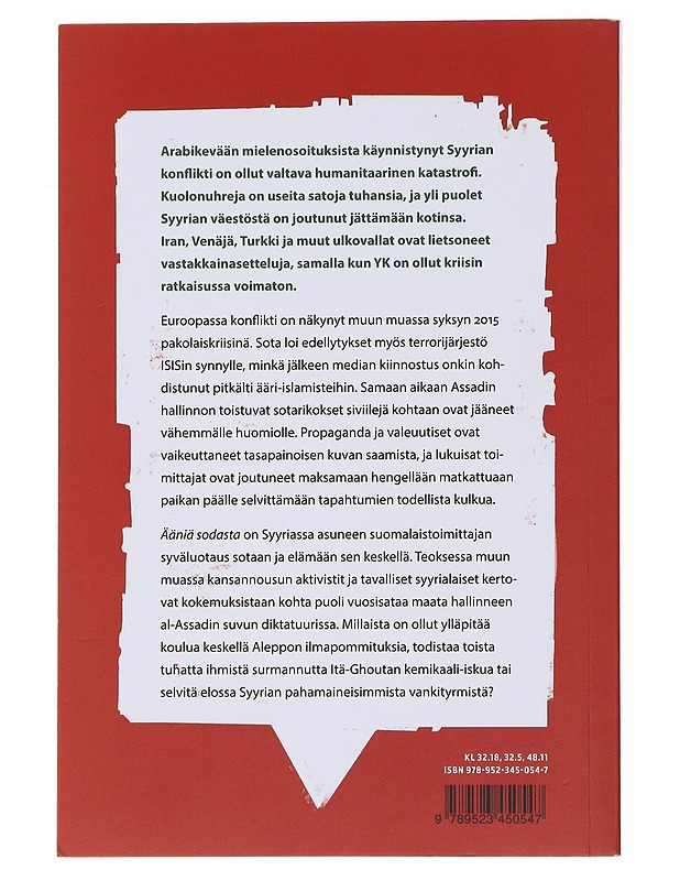 Ääniä sodasta - Saana-Maria Jokinen - Historiakirjat - 10105492769 - 1