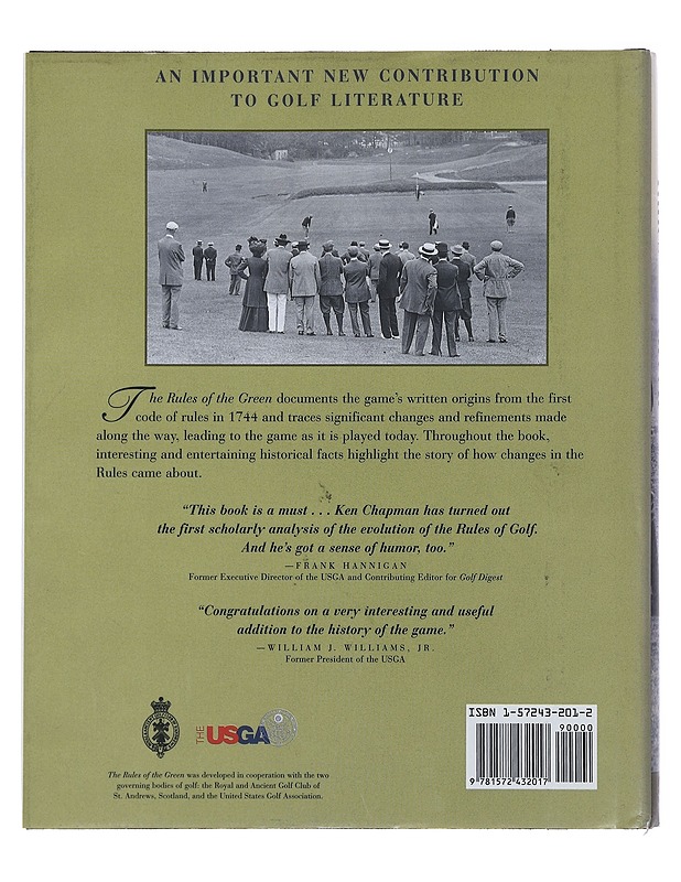 The Rules of the Green: A History of the Rules of Golf - Kenneth Chapman - Tietokirjat ja oppaat - 10105492787 - 1