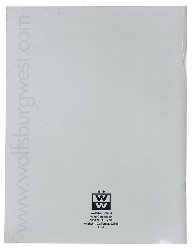 Wolfsburg west 1949-1979 - Volkswagen Restoration parts - Harrastekirjat - 10105492802 - 1