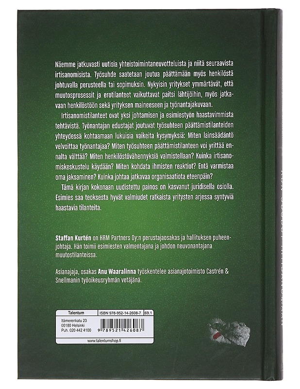 Kun joudut irtisanomaan - Kurtén, Staffan - Tietokirjat ja oppaat - 10105492842 - 1