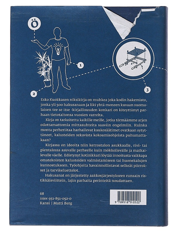 Aaltopahvista ötökkäoveen : jokakodin selviytymisopas - Esko Kuokkanen - Tietokirjat ja oppaat - 10105492934 - 1