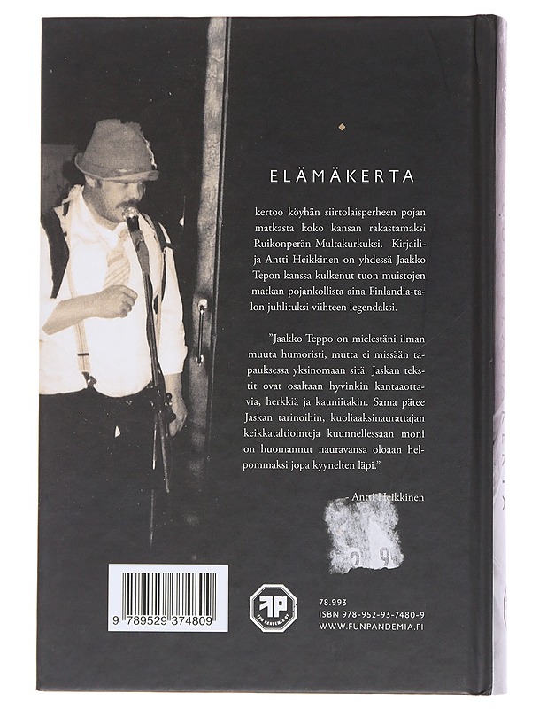 Jaakko Teppo : suuri elämäkerta : multakurkun muistelmia - Teppo, Jaakko - Musiikki- ja elokuvakirjat - 10105493053 - 1