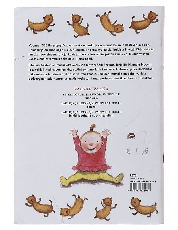 Vauvan vaaka : lauluja ja leikkejä vauvaperheille - Perkiö, Soili - Lastenkirjat - 10105493070 - 1