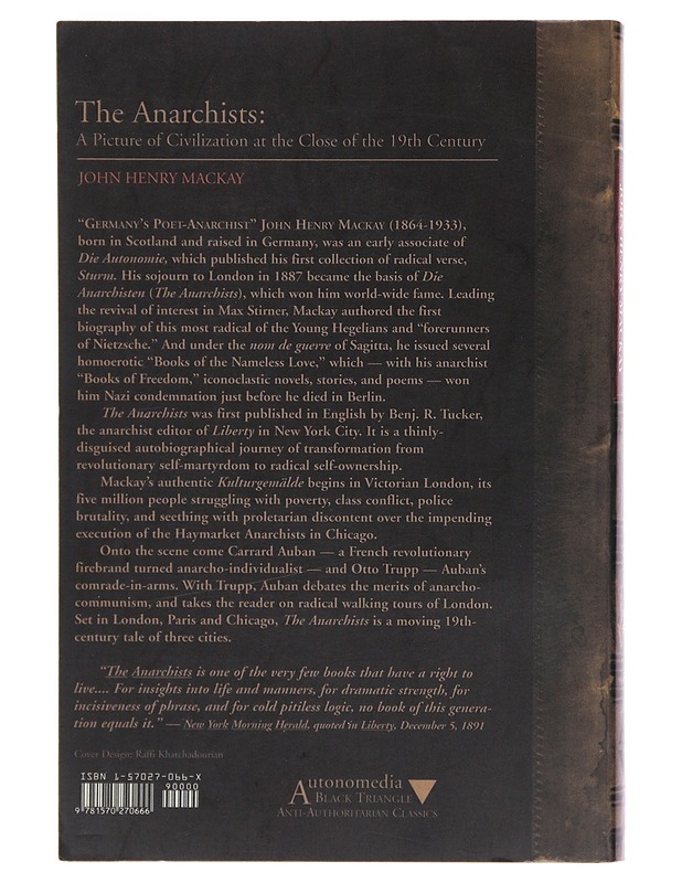 The Anarchists - John Henry , Mackay  - Romaanit ja novellit - 10105493093 - 1