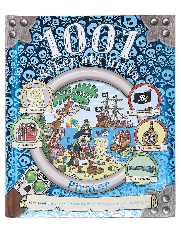 1001 saker att hitta : pirater - Barthelson, Malin - Lastenkirjat - 10105493150 - 0