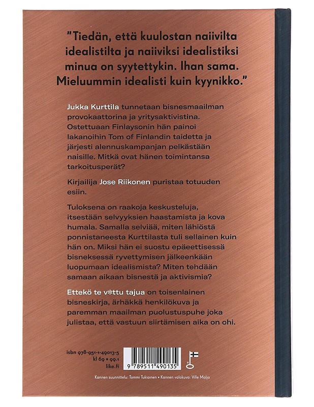 Ettekö te v*ttu tajua - Riikonen, Jose - Elämäkerrat ja muistelmat - 10105493166 - 1