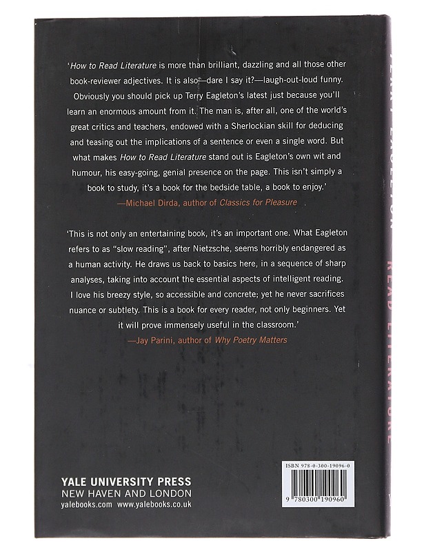 How to read literature - Terry Eagleton - Romaanit ja novellit - 10105493181 - 1