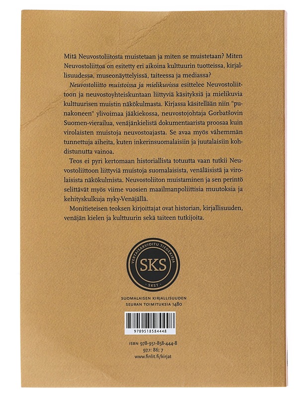 Neuvostoliitto muistoissa ja mielikuvissa - Anna Helle & Pia Koivunen - Historiakirjat - 10105493226 - 1