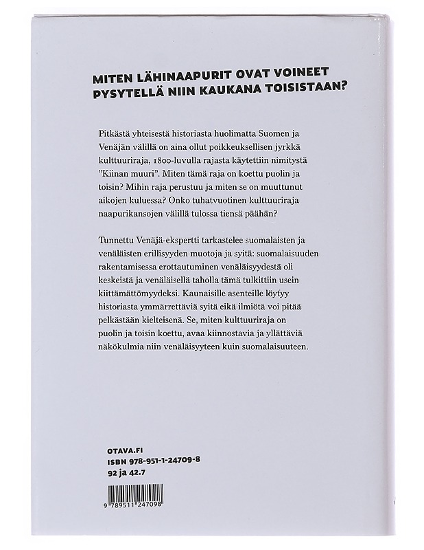 Itäraja häviää - Vihavainen, Timo - Historiakirjat - 10105493230 - 1