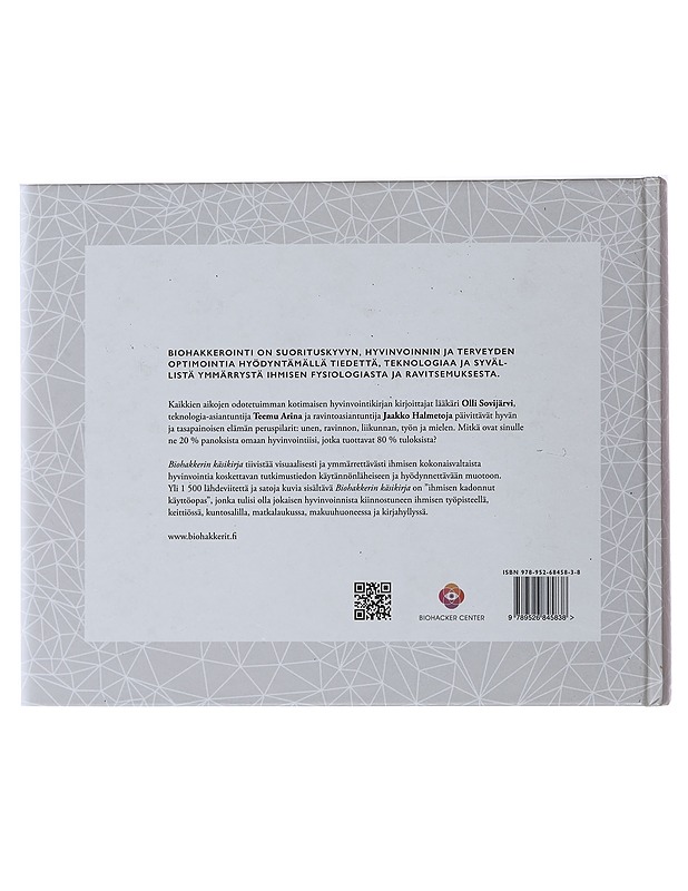 Biohakkerin käsikirja : päivitä itsesi ja vapauta sisäinen potentiaalisi - Sovijärvi, Olli - Tietokirjat ja oppaat - 10105493240 - 1