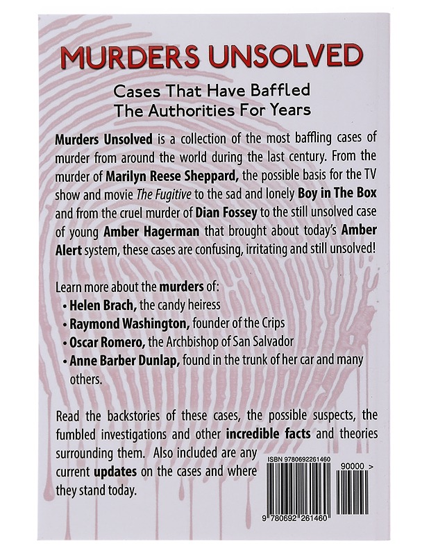 Murders Unsolved - Mike Riley - Jännitys ja dekkarit - 10105493265 - 1