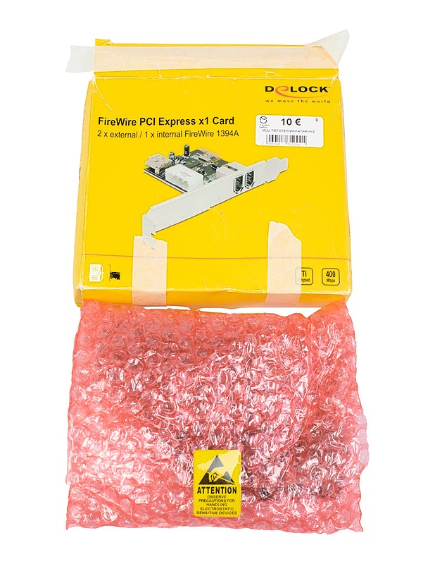 DELOCK FireWire A 2+1 Port PCI Express lisäkortti - Tietokoneet - 10105493282 - 0