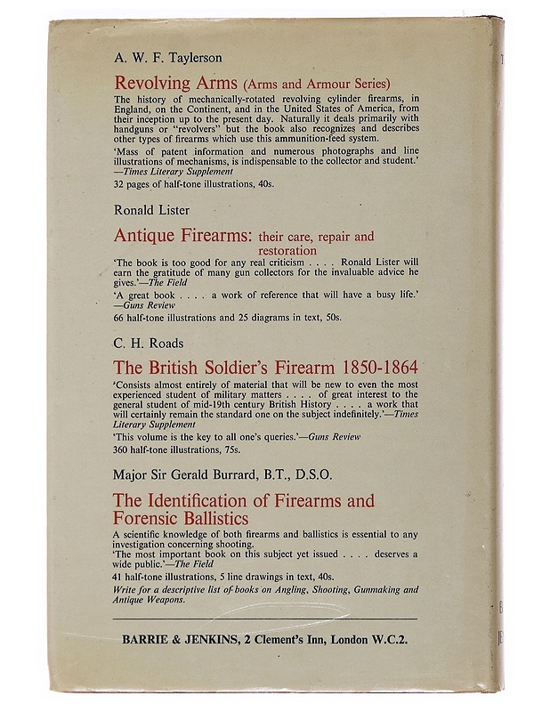 The Revolver 1889-1914 - A. W. F. Taylerson - Tietokirjat ja oppaat - 10105493307 - 1