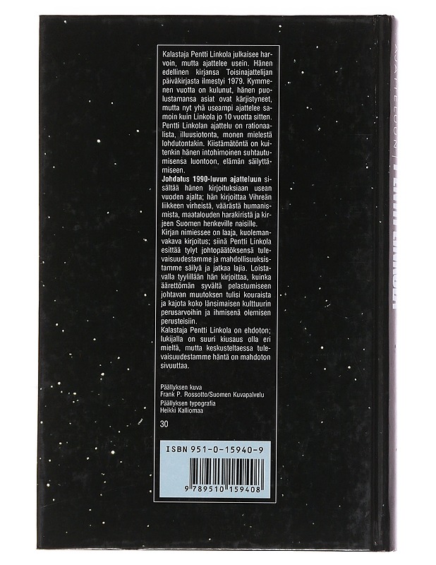 Johdatus 1990-luvun ajatteluun - Pentti Linkola - Historiakirjat - 10105493326 - 1