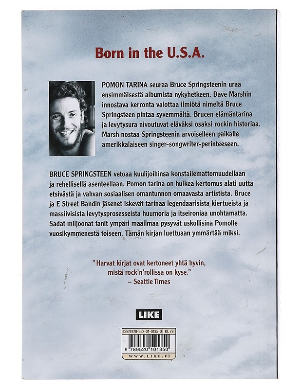 Bruce Springsteen : pomon tarina : 1972-2004 - Dave Marsh - Elämäkerrat ja muistelmat - 10105493356 - 1